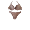 Conjunto Pop Bege com Renda