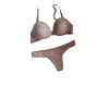 Conjunto Pop Bege com Renda