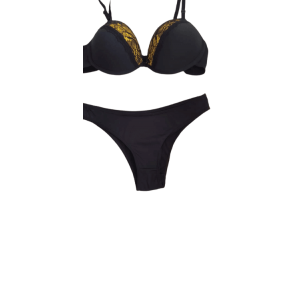 Conjunto Pop Preto com Renda